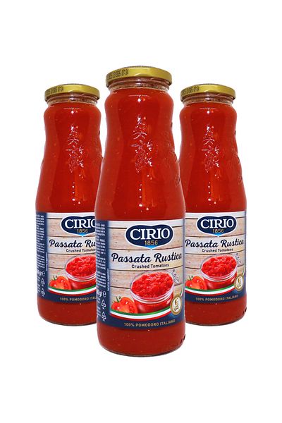 Cirio Rustic Pureed Tomatoes 680g x3PCS