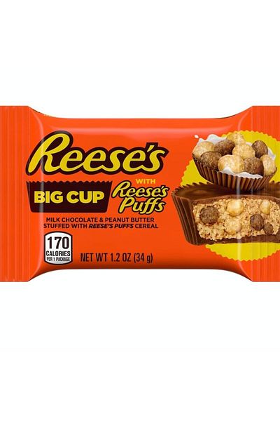 Reeses Reese's Big Cup Puffs Chocolate 34g