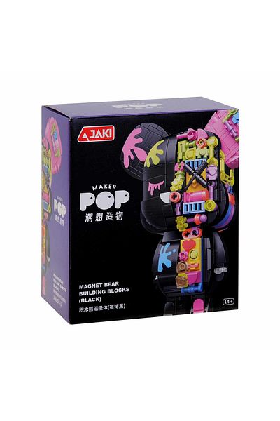 hak-iş oyuncak Maker Pop Magnet Bear Lego Building Toy