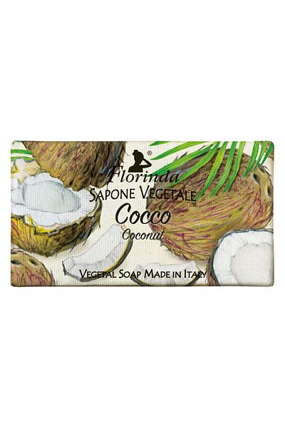 Florinda Săpun vegetal Florinda cu aromă de cocos, La Dispensa, 100 g