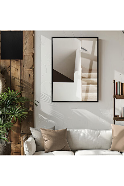 Harikabirev HARİKABİREV | MOLECULARE | MODEL DE ARHITECTURĂ CREAȚĂ DE SCĂRI | TABLA DE STICLA TEMPLATA CU CADRU, SIMPLE, VERTICALA