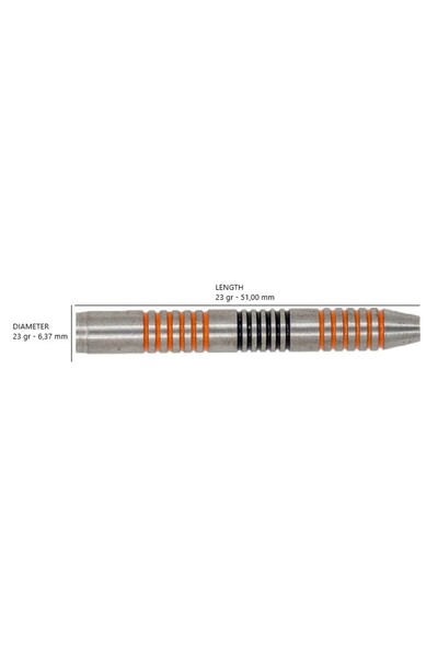 Bora Dart % 90 Tungsten Çelik Uçlu Dart Oku