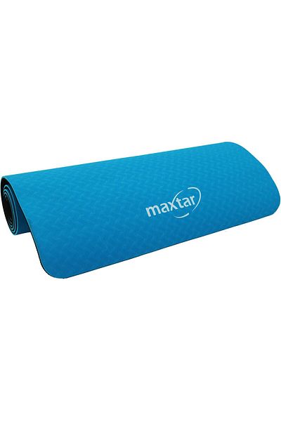Maxtar Saltea de yoga TPE 183x61x0.6 cm albastră