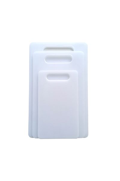 Parfait 3-Piece Dishwasher Safe BPA-Free Durable Cutting Board White