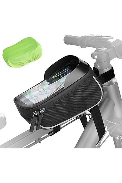 Asvert Waterproof reflective bicycle bag, black, Asvert
