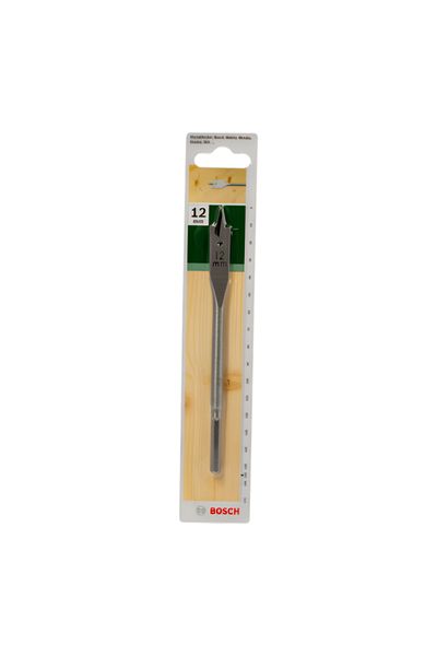 Bosch High Quality Tempered Steel Precise Flat Spade Drill Bit Silver 12 x 155mm