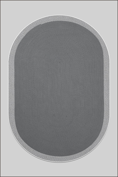 VOPTEKS Gri Halı Makinede Yıkanabilir Kaymaz Taban Mutfak Halısı