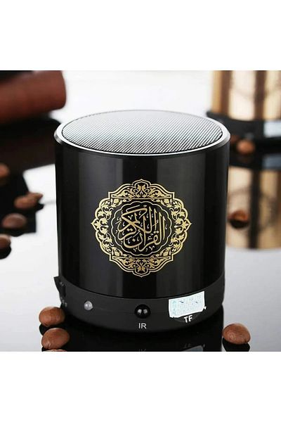 Primo Plus مكبر صوت رقمي محمول للقرآن الكريم مع جهاز تحكم عن بعد، مكبر صوت بلوتوث محمول للقرآن الكريم SQ200 (أسود)