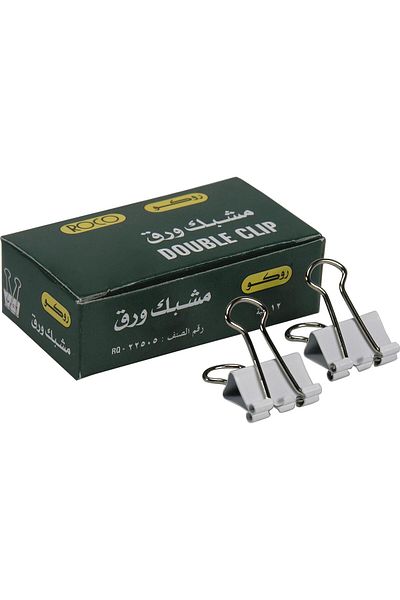 Roco Binder Clips .75 in ( 19.05 mm ) Paint Coated White