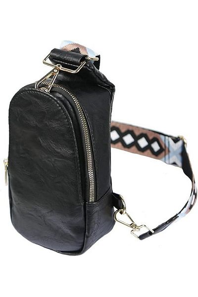OEM Geanta de tip crossbody, negru, ‎13 x 7, 2 x 23, 5 cm