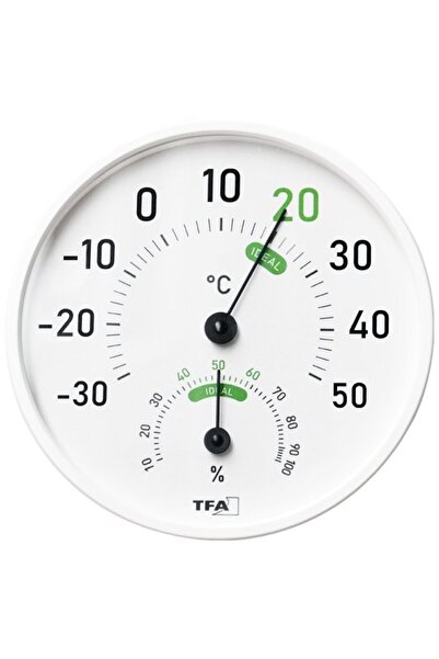 Genel Markalar 45.2045.02 Geniş Göstergeli Analog Sıcaklık Nem Ölçer