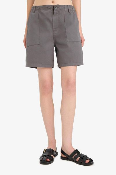 DeFacto Coool Normal Waist Short Leg Gabardine Bermuda Shorts F3318Ax25Sm