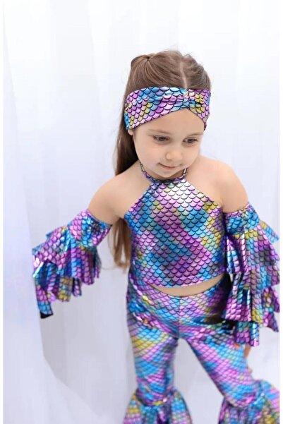 mon icone deniz kızı pantolonlu 5li set