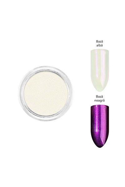 LUXORISE Pigment de unghii Chrome Moonlight, Aurora Glam