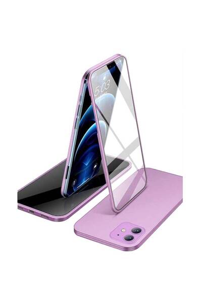 Smart Tech Apple iPhone 12 Compatible 360 Degree Full Covering Glass Cover Case