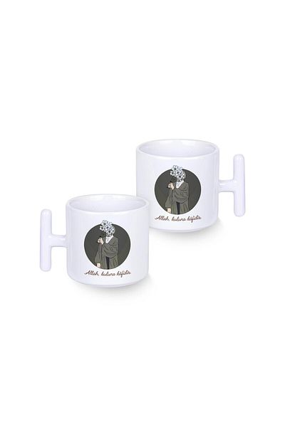 hicazavm Allah Kuluna Kafidir t Mug with Handle