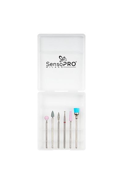 SensoPRO Milano Set de 6 capete de găurit pentru unghii SensoPRO Milano #15