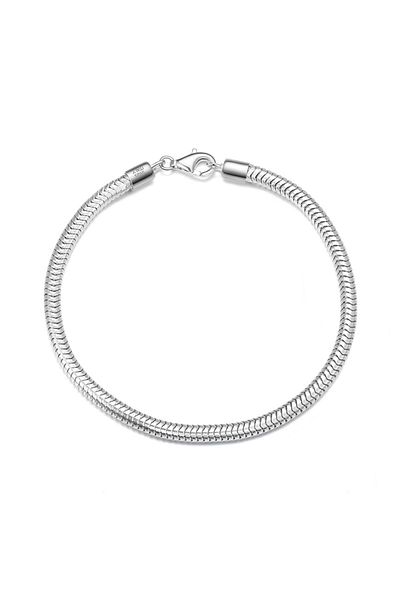 delis Men's 925 silver bracelet, JW1485, rhodium plated