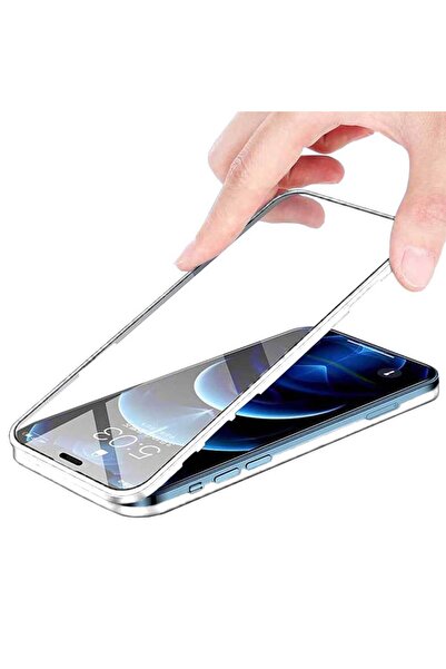 Smart Tech Apple iPhone 11 Uyumlu 360 Derece Tam Kaplayan Cam Kapak Kılıf