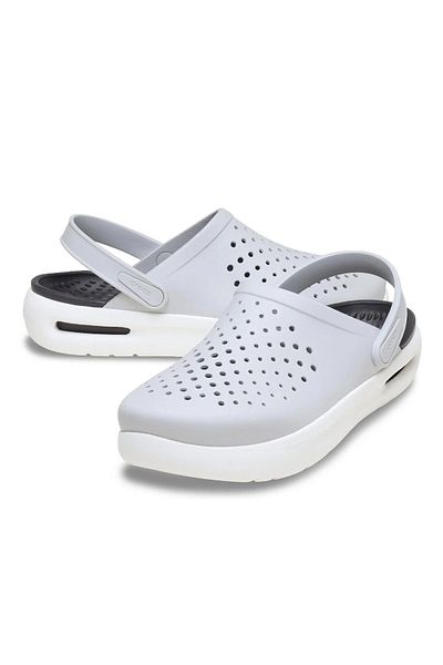 Crocs Papuci gri unisex pentru utilizare zilnică, confortabili, cu logo-ul mărcii 209964 -1FT