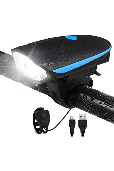 Asroya Bisiklet Korna Işık 3 Mod 140 Desibel 250 Lümen 1200Mah Bisiklet Işığı...