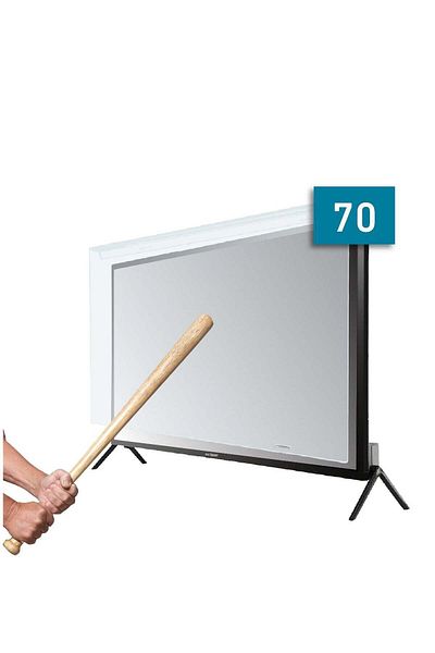 Sea Technology 70 Inch TV Screen Protector, Made of Hard Acrylic 3mm Thick, Blue Light Resistant, Scratch Resistant