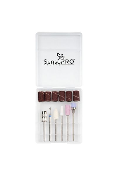 SensoPRO Milano Set de 6 capete de găurit pentru unghii SensoPRO Milano #10