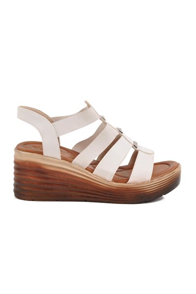 WALKWAY White Women's Heeled Sandals T-001 Z