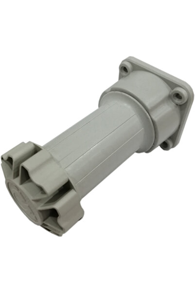 Adem Koç Picioare rotunde reglabile pentru dulap de bucătărie 10*15 cm alb - șuruburi de montare incluse (4 bucăți)