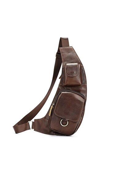 delis Geanta pentru barbati, Elrohir GT3314, piele naturala, Maro