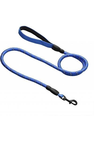 Bagutta Lesă pentru câini Baguuaray, nailon/metal, albastră, 150 cm