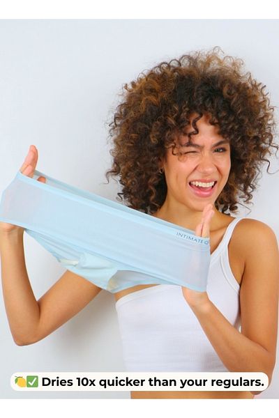 Intimate Queen Lemon Bae Briefs – Seamless Calm, Made with Lemon Peel | Sweat-Wicking & Made for Sensitive Skin