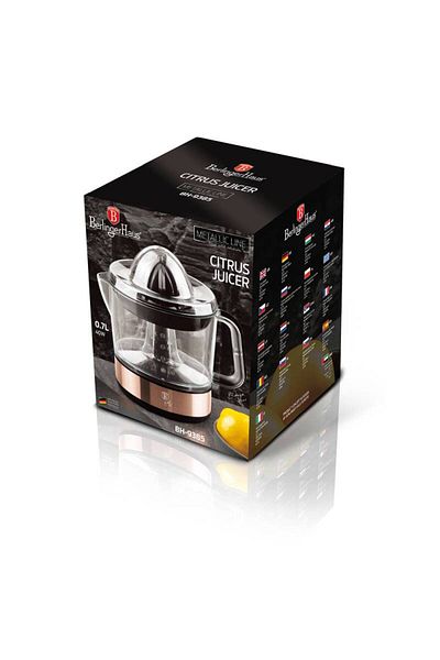 Berlinger Haus Presă electrică de citrice 0,7 l Rosegold Metallic Line