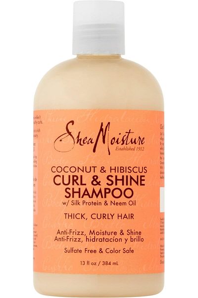 Shea Moisture Coconut & Hibiscus Curl & Shine Shampoo (Pack of 3)