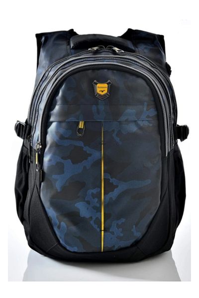 Benittokids Relaxion Camouflage Patterned School Backpack 2235