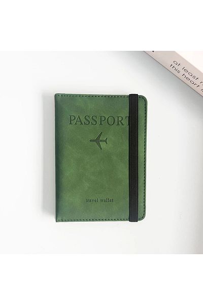 delis Unisex passport cover, Lorelei PT1308, Green