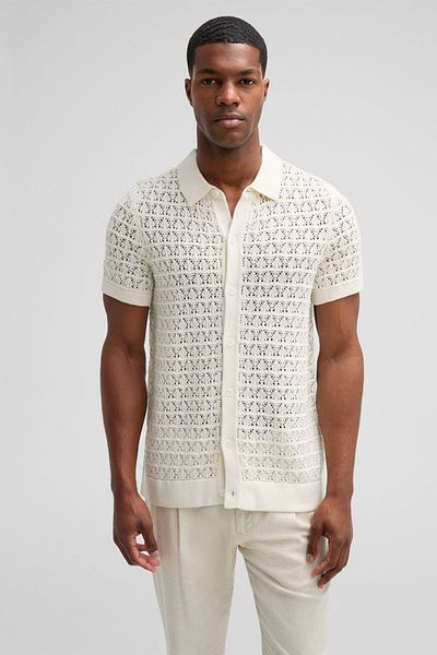 STRELLSON Shirt 11 Ander-p - - M, Cream