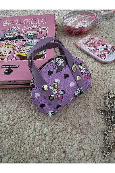 ESNEVA Special Design Zippered Coin Compartment Chain Strap Card Holder Children & Teenager Wallet