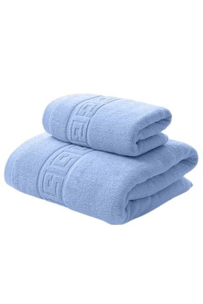 NufJoy Set 2 Prosoape 100 % Bumbac, 500 g/m², 1 Prosop de baie 70x140 cm si 1 Prosop de maini 50x90 cm