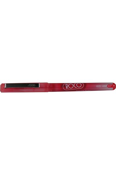 Roco Liquid Ink Pen - Red, 0.7mm Cone Tip
