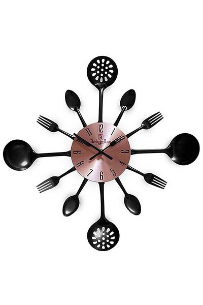 Berlinger Haus Black Rose Collection Kitchen Wall Clock
