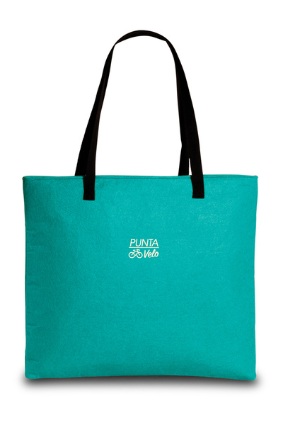 Punta geantă de cumpărături pentru bicicletă, F10427, 43x37x4cm, 8L, turcoaz