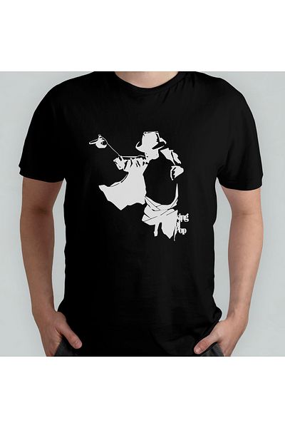 Pixxa Michael Jackson Unisex 100% Cotton Crew Neck T-Shirt Model 1