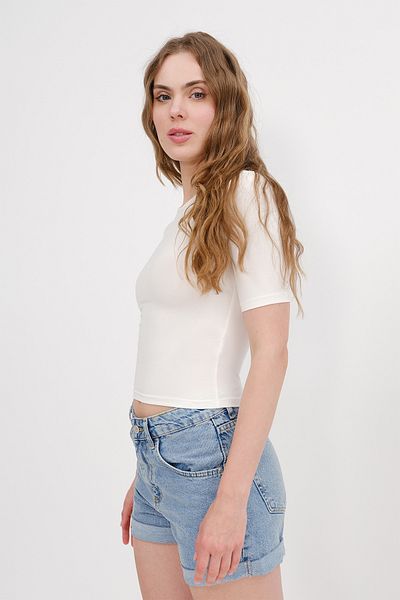 Addax Crew Neck Modal T-Shirt P0375