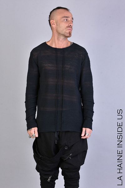 La Haine Inside Us REGULAR NET BLOUSE - LA HAINE INSIDE US - BLACK, M