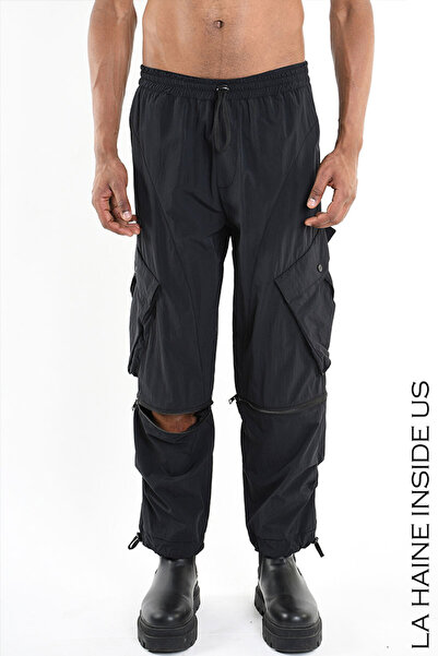 La Haine Inside Us PANTALONI CARGO CU FERMOARE LA GLEZNĂ - LA HAINE INSIDE US...