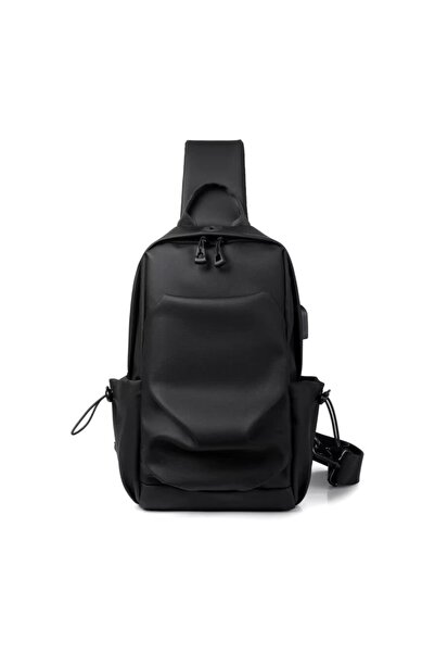 delis Ανδρική τσάντα, Thalion GT3738, θύρα USB, μαύρη