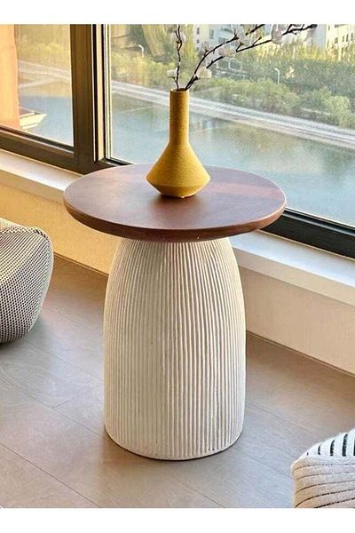 Raffine Modern Scandinavian Design Round Side Table