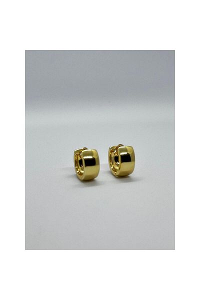 S ATELIER Tiny Thick Hoop Earrings