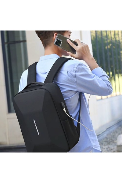 delis Unisex backpack, Orien GT3756, USB port, Blue